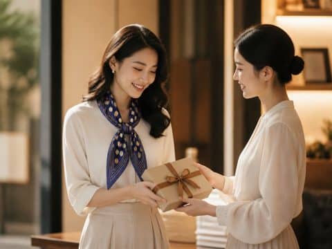 Quà tặng 20/11 cho thầy cô: Chọn khăn lụa tinh tế — Khăn Xinh